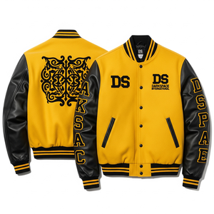 Personnalisable Nouveau Design Varsity Jacket Chenille Broderie Durable Matériau Chaud Manches en Cuir Support en Métal Hiver Avant - Product Image 5