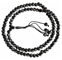 Vente en gros de Tasbih islamique personnalisé en acier inoxydable, perles de Dhikr faites à la main, Misbaha de prière religieuse, perles de prière Tasbeeh, garantie à 100%