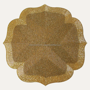 Mantel Individual de cuentas redondas de diseño único hecho a mano de alta calidad a un precio con descuento de presupuesto muy bajo de la India - Product Image 6