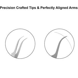 Pince à cils diamantée Boîte d'emballage Isolation Marque privée Pointe en fibre Volume Pince à cils personnalisée - Product Image 4