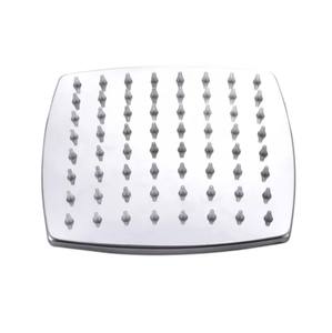Ducha de Techo Curva de Acero Inoxidable 304 Sin Brazo |   Cabezal de ducha cuadrado para baño con acabado cromado, tamaño 4 x 4 pulgadas - Product Image 4