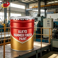 Peinture Alkyde Effet Martelé – Pack Économique – Revêtement Métallique Anti-Rouille Séchage Rapide – Protection Renforcée