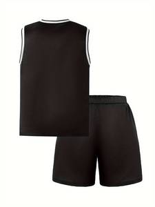 Conjunto de uniforme de baloncesto con estampado gráfico 3D personalizado, ropa deportiva sublimada única, opción de talla grande transpirable de secado rápido, última moda - Product Image 2