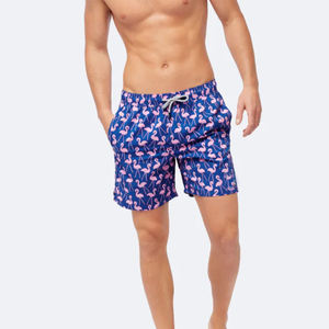 กางเกงขาสั้นเล่นบาสเก็ตบอลตาข่ายของผู้ชายลายดอกว่ายน้ำโพลีเอสเตอร์มีกระเป๋าขนาด5นิ้ว - Product Image 3