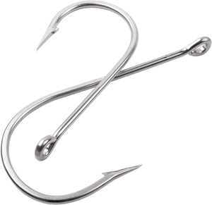 ตะขอเบ็ดตกปลารูปวงกลมทำจากสเตนเลสสีน้ำเงินตะขอสำหรับตกปลาน้ำจืดทำจากคาร์บอนสูง - Product Image 6