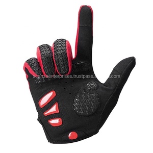 Guantes unisex de LICRA personalizados de fábrica para motocicleta, guantes transpirables para ciclismo, guantes de MTB perforados para deportes al aire libre - Product Image 2