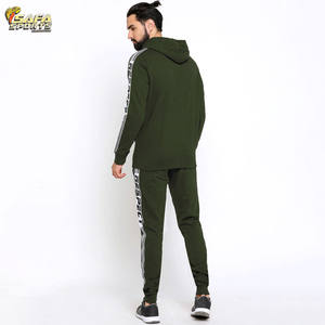 High Quality Men's Plus Size Tracksuit Breathable Quick Dry Windproof <b>Beaded</b> with Custom Logo Manufacture Plus Size Sweat Suits - Product Image 5