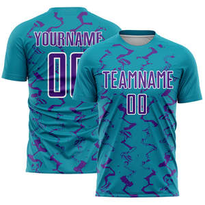 เสื้อฟุตบอลประสิทธิภาพสูง 220 GSM โพลีเอสเตอร์ ชุดฟุตบอลแบบซับลิเมชั่น ผู้ผลิต OEM - Product Image 3