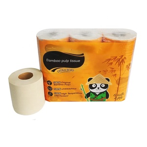 Rouleaux de papier hygiénique en bambou du fabricant Pâte de bois vierge Papier toilette souple 2 plis 4 plis Option gratuite pour vos besoins de toilette - Product Image 3