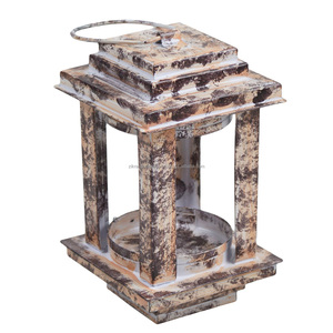 Lanternes suspendues antiques avec plusieurs lanternes de bougie de finition, meilleures lanternes de support de lumière en T de décoration intérieure et extérieure - Product Image 4