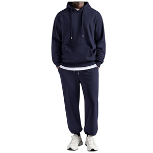 Ensembles de survêtements pour hommes de haute qualité personnalisés en gros OEM ensemble de survêtements de jogging pull-over survêtements de sport respirants pour hommes - Product Image 3