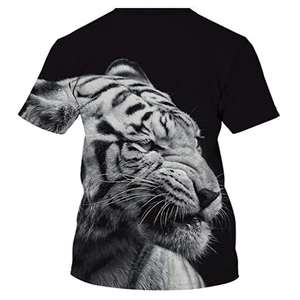 เสื้อยืดคอตตอนถักคุณภาพสูง พิมพ์ลายแบบซับลิเมชั่น ระบายอากาศได้ดี สำหรับผู้ชาย ไซส์ใหญ่พิเศษ - Product Image 2