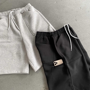 Shorts de sport pour homme en toile de qualité supérieure, logo personnalisé, écologiques, séchage rapide, entrejambe de 5 pouces, polyester/coton, basketball - Product Image 6