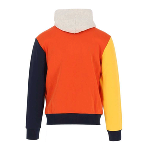 OEM al por mayor personalizado Sudadera con capucha de los hombres de secado rápido de manga larga pulóver 380 GSM poliéster polar casual en blanco con Logo espacio XL tamaño - Product Image 3