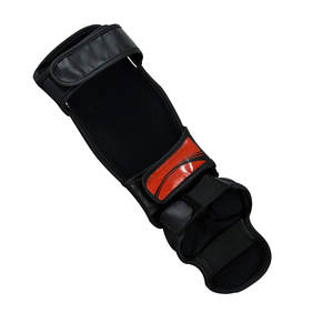 Haute Qualité Dernière Conception Boxe Sécurité Protège-tibia Protection Des Pieds En Gros MMA Cuir Fait Protège-tibia - Product Image 6