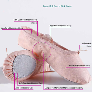 Chaussures de gymnastique confortables et faciles à enfiler pour filles, ajustement parfait, respirantes, légères, semelle en cuir véritable - Product Image 3
