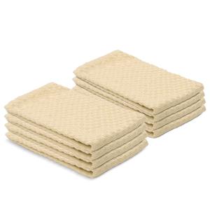 Ensemble de serviettes éponge unilatérales 100% coton conçu sur mesure, torchons de cuisine en bambou tissé à carreaux pour la maison et le commerce - Product Image 1