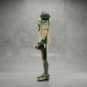 Custom Cream Green American Football Jersey <b>Padded</b> <b>Pants</b> Set Team Uniform Sportswear Wholesale Manufacturer Supplier Teamwear - Product Image 2