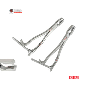 Juego de 2 uds de cirugía General, Mini fórceps ortopédicos de reducción de hueso Kern, pinzas de sujeción de hueso de trinquete largo, alicates, herramientas veterinarias - Product Image 1