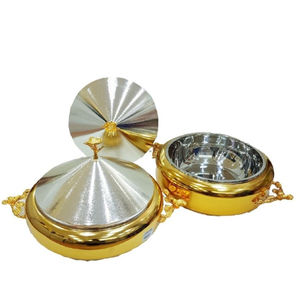 Recién llegado, vajilla clásica para Hotel, olla para servir comida, cazuela con tapa plateada para proveedores al por mayor a precio atractivo - Product Image 5