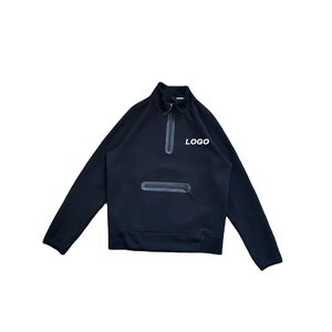 Men's Custom Printed Autumn Hoodies Sweatshirts Oversized Cotton Blend Solid Color Breathable Quick Dry Eco-Friendly - Product Image 6