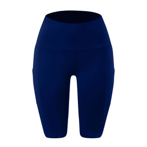 Short de Yoga personnalisé de haute qualité sans couture en spandex/nylon taille élastique motif solide 260g poids du tissu pour Fitness Gym - Product Image 1