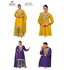 Kurti Shalwar Kameez Tradicional Pakistaní e Indio para Mujer, Colección Elegante y Étnica para Fiestas y Uso Diario, Elástico y de Secado Rápido - Product Image 1