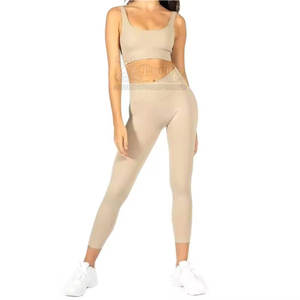 Bas prix femmes Yoga ensemble 100% coton fait femmes Yoga ensemble vente chaude femmes Yoga ensemble à vendre - Product Image 1