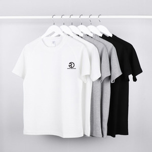 Venta al por mayor de impresión personalizada negro blanco básico liso cuello redondo hombres Camiseta de gran tamaño de impresión de los hombres de algodón - Product Image 4