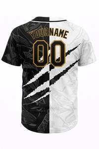 Camiseta Deportiva de Béisbol Estadounidense Unisex Captens LLC - Uniforme de Equipo Estampado por Sublimación con Nombre y Número del Jugador Modelo MR-056 - Product Image 3