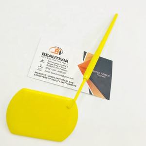 Miroir à cils en acier inoxydable de haute qualité au carré jaune avec logo personnalisé Miroir à cils de beauté à utiliser pour les extensions de cils - Product Image 3