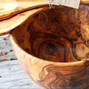 Cuenco de madera de mezcla de Acacia natural para cuencos de madera seguros para alimentos resistentes para chefs y panaderos de alta calidad - Product Image 1