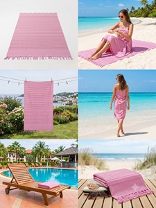 <b>Large</b> Absorbent Cooling Beach Terry <b>Towel</b> Printed Cotton Swimming <b>Towel</b> 70x150cm Quick Dry Resort & Holiday Home Use - Product Image 6
