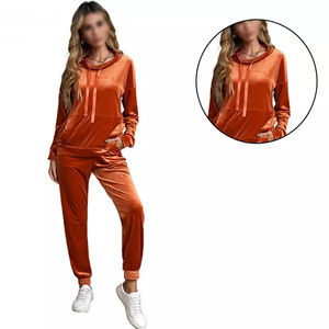 Tốt Nhất Bán Phụ Nữ Của Thể Thao Tùy Chỉnh Thiết Kế Dây Kéo Hoodies In Logo Thời Trang Jogger Đào Tạo Bộ Phòng Tập Thể Dục Theo Dõi Phù Hợp Với - Product Image 3