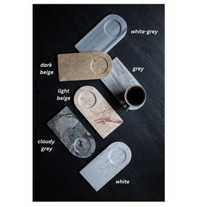 Sous-verres en pierre faits à la main Design moderne pour tapis et tampons décoration de vaisselle de salle à manger - Product Image 4