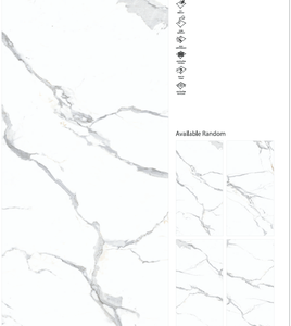 Azulejos de losa de porcelana de superficie pulida de 800x1600mm de plata Arbescato de la mejor calidad Novac de gran tamaño para interiores Premium - Product Image 1