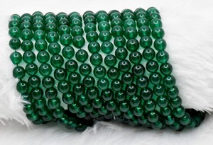 Cuentas Redondas de Jade Verde Auténtico de 8mm de Alta Calidad y Gran Demanda a Bajo Precio de Mercado Anshul Impex - Product Image 6