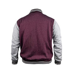 Chaquetas OEM para hombre de alta calidad de tela de pana personalizada para mantener el calor chaqueta universitaria Letterman CollegeBaseballjacket para hombre - Product Image 4