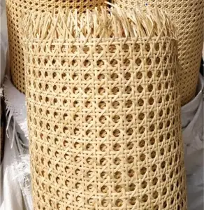 Diy Meubeldecoratie Duurzaam Pp Cane Webbing In Bruin 16 Inch, 24 Inch, 36 Inch Hexagon Weave Rotan Cane In Hoge Kwaliteit