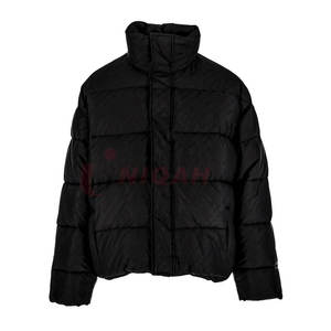 Veste matelassée unisexe personnalisée OEM, style streetwear, respirante, col mandarin, élégante, vêtements d'hiver chauds pour l'extérieur, confortable - Product Image 1