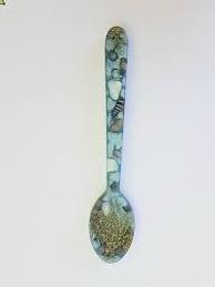 Cuillère et fourchette à salade de luxe en résine colorée, légères, à long manche, compatibles lave-vaisselle, durables et non toxiques - Product Image 2