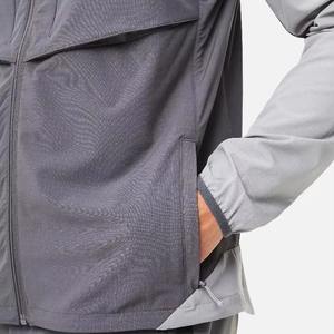 Conjunto de chándal cortavientos de nailon 100% totalmente personalizable para correr de invierno chándales impermeables a prueba de viento para hombres - Product Image 6