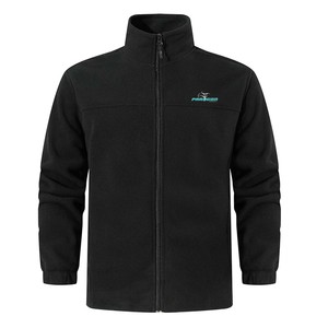 New Trending Sports Polar Collar Full 350 Gsm Customized Hot <b>Sale</b> Polar Fleece Jacket Men's - Product Image 2