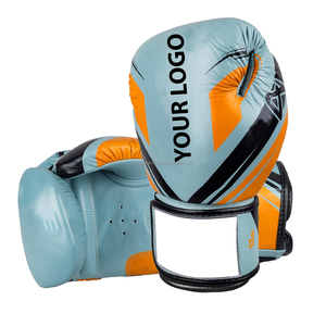 Guantes de Boxeo de Cuero de Alta Calidad, Duraderos, Transpirables, con Correa de Muñeca Ajustable, Diseño de Dedos Completos, Agarre Seguro para la Mano y la Muñeca - Product Image 1