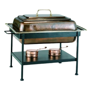 Plato de frotamiento de Metal con forma personalizada chapado en oro, calentador de comida para Buffet, equipo de Catering, plato de frotamiento de latón - Product Image 3