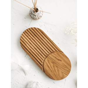Plateau de table en bois avec design unique Dernière arrivée pour hôtel et maison Plateau de service à texture naturelle de haute qualité au meilleur prix - Product Image 2