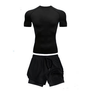 ผลิตจากโพลีเอสเตอร์ผสมสแปนเด็กซ์ที่ยืดหยุ่นสูงและระบายอากาศได้ดี ชุดแรชการ์ดสำหรับบราซิลเลียนยิวยิตสูและศิลปะการต่อสู้แบบผสมผสาน - Product Image 2