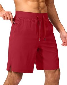 Pantalones cortos atléticos de tendencia superior para hombre, ropa de calle suave sostenible, colores personalizados ligeros, patrón sólido, última llegada - Product Image 5