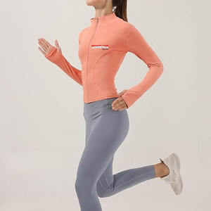 Wholesale Custom Logo And Design High Quality Yoga <b>Jacket</b> for Women Comfortable Soft Fabric <b>Workout</b> Clothing For Gym And Running - Product Image 4