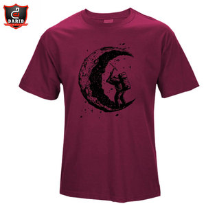 Vente en gros T-shirts personnalisés de haute qualité pour hommes col rond 100% coton tricoté à manches courtes respirant de haute qualité coupe régulière - Product Image 4